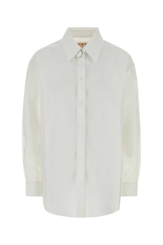 White poplin shirt White MARNI (CAMA0689S0UTC193)