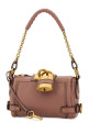 Antiqued pink leather small Paddington shoulder bag CHLOE (CH25WS803P75)