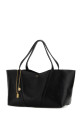 Black leather East-West ChloÃ© Spin shopping bag CHLOE (CH26SS814N84)
