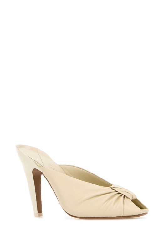 Ivory leather Suzie mules CHLOE (CH26U18BXA)