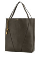Dark grey leather large Spin shopping bag CHLOE (CHC25SS810N84)