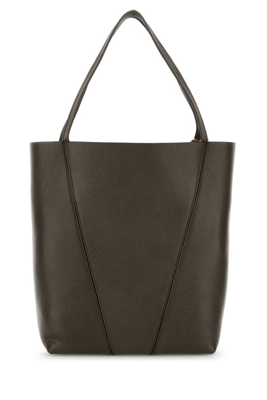 Шкіряна сумка для покупок Spin кольору «мут» від CHLOE (CHC25SS811N84) CHLOÉ