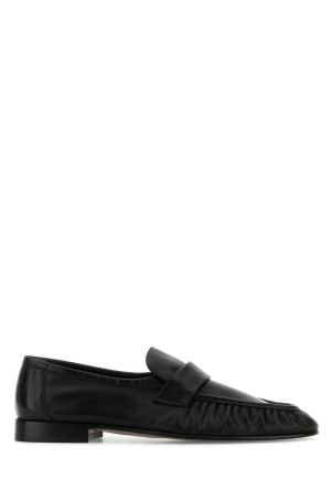 Black leather loafers Black THE ROW (F2018SN60)