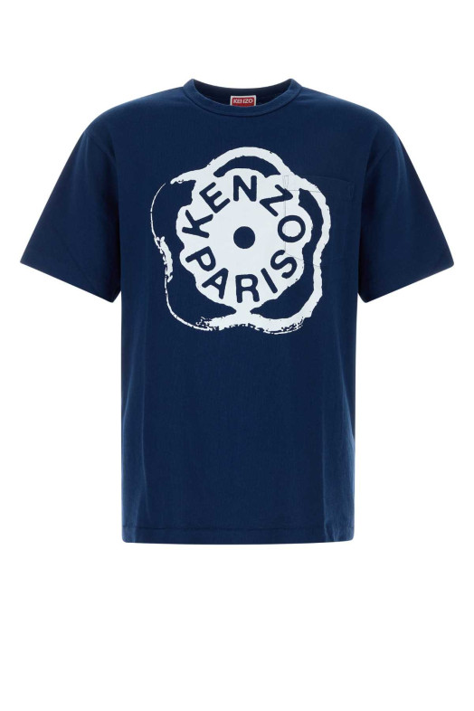Navy blue cotton t-shirt KENZO (FG55TS2044SK)