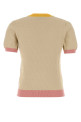 Sand cotton blend sweater FENDI (FZXE94AW4S)