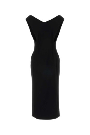 Black crepe dress JIL SANDER (J03CT0620J70218)