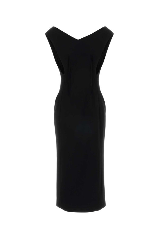 Black crepe dress JIL SANDER (J03CT0620J70218)