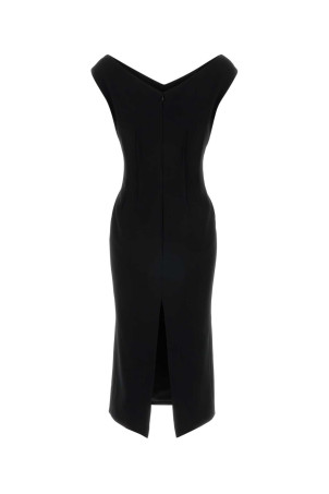 Black crepe dress JIL SANDER (J03CT0620J70218)