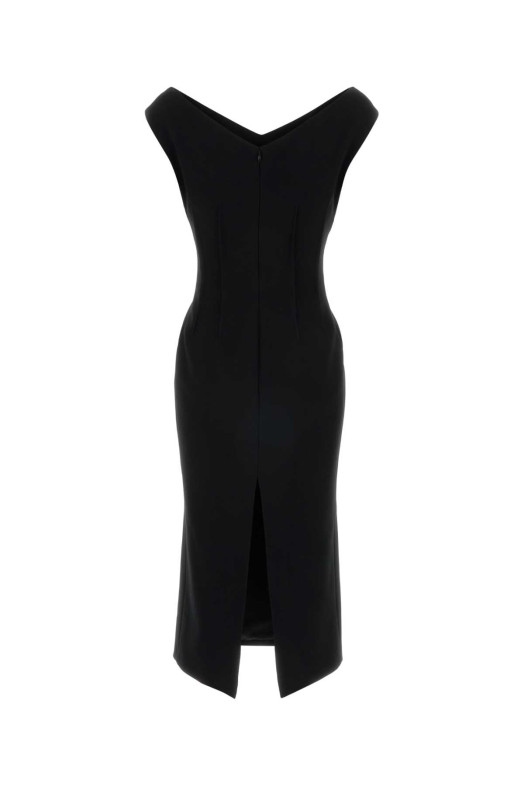 Black crepe dress JIL SANDER (J03CT0620J70218)