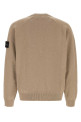 Cappuccino cotton sweater STONE ISLAND (L1S155100020S01B9)