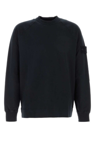 Midnight blue stretch cotton t-shirt Black STONE ISLAND (L1S156100064S00F3)