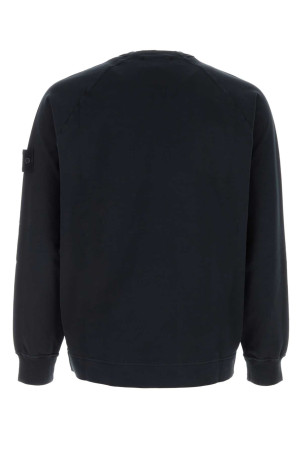 Midnight blue stretch cotton t-shirt Black STONE ISLAND (L1S156100064S00F3)