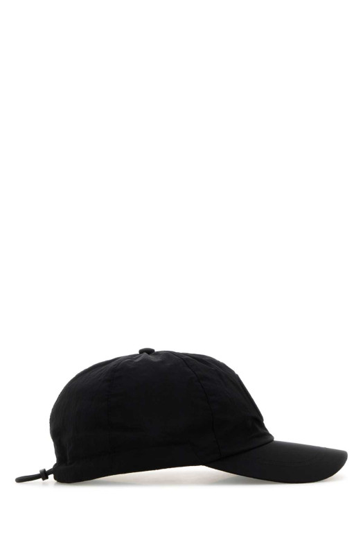 Black nylon baseball cap Black STONE ISLAND (L1S159100011S0076)