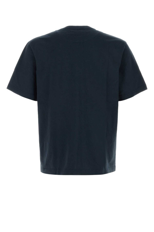 Navy blue cotton t-shirt MAISON KITSUNE (PM00108KJ7025)