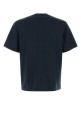 Navy blue cotton t-shirt MAISON KITSUNE (PM00108KJ7025)