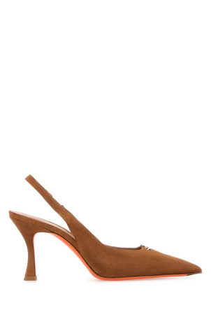 Camel suede Chanel pumps SANTONI (WDBH72106HA2NHZW)