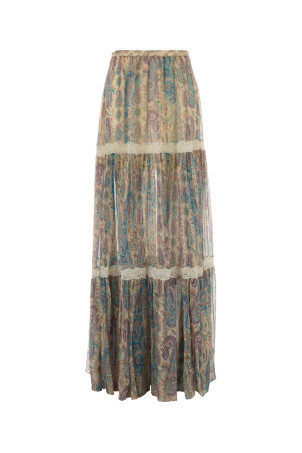 Printed crepe skirt ETRO (WRFA018399SA1N8)