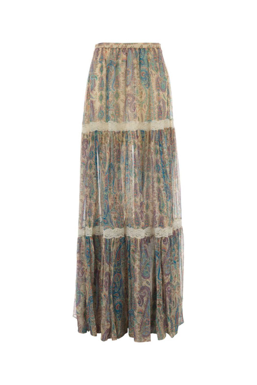 Printed crepe skirt ETRO (WRFA018399SA1N8)