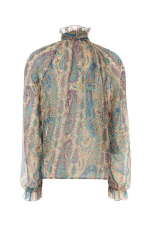 Блуза з принтом з крепу ETRO (WRJA015799SA1N8)