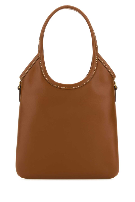 Caramel leather shopping bag MIU MIU (5BA281VOLN2CRW)