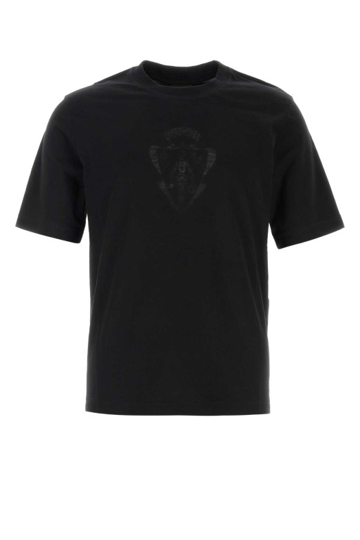 Black cotton blend t-shirt Black GUCCI (864625XJHTY)