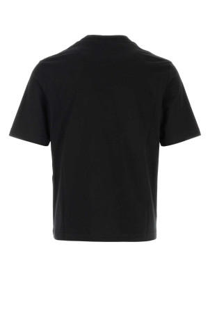Black cotton blend t-shirt Black GUCCI (864625XJHTY)