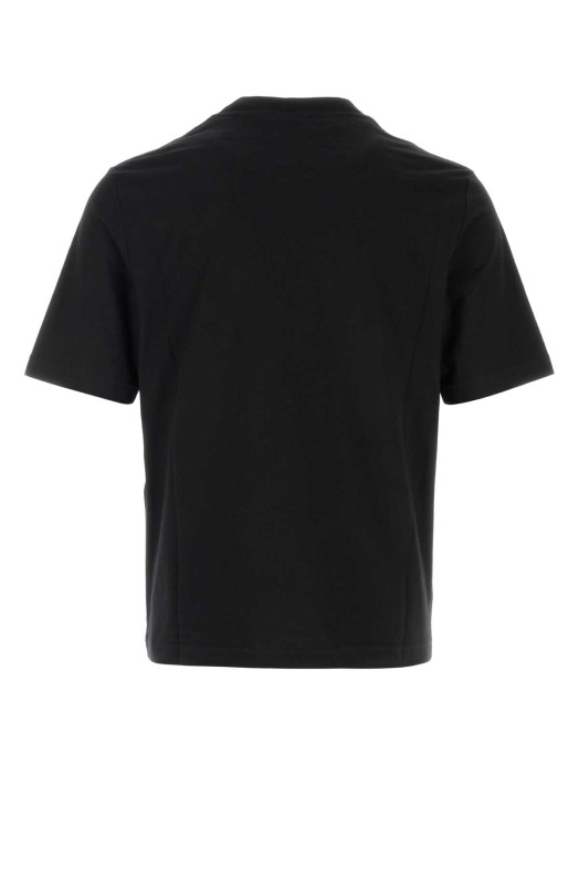 Black cotton blend t-shirt Black GUCCI (864625XJHTY)