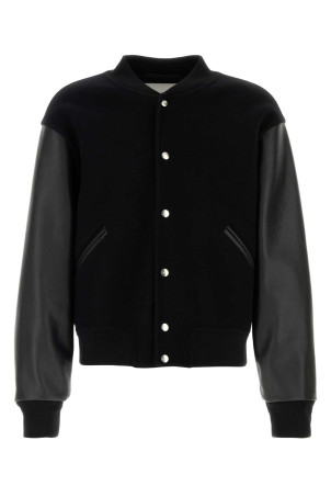 Black wool bomber jacket JIL SANDER (J61SW0039J40020)