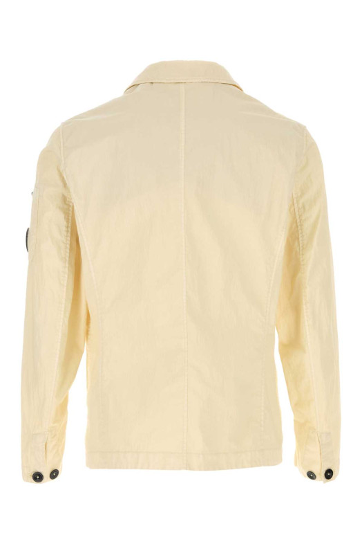 Cream cotton blend blazer C.P. COMPANY (20CMBZ112A110543D)