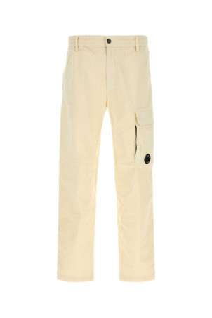 Cream stretch cotton cargo pant C.P. COMPANY (20CMPA135A005694G)