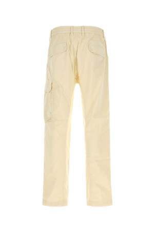 Cream stretch cotton cargo pant C.P. COMPANY (20CMPA135A005694G)