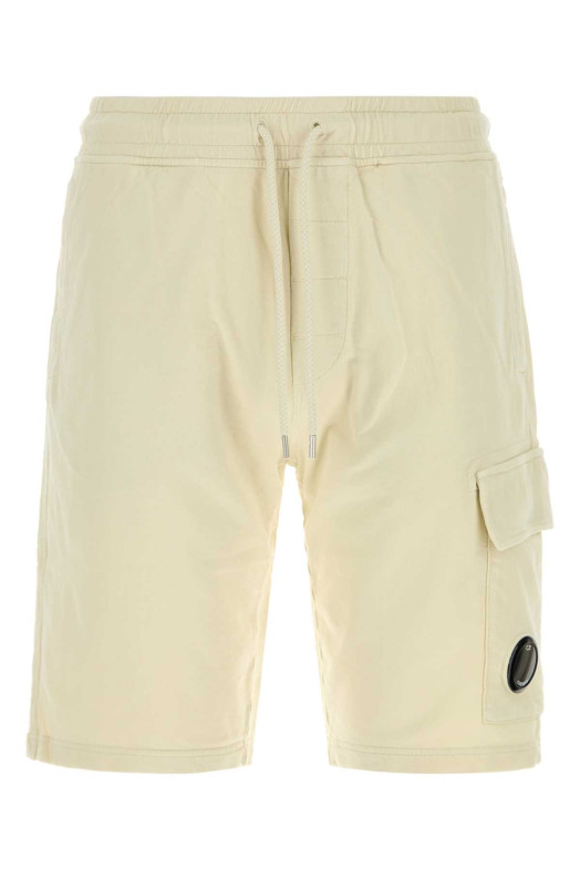 Ivory cotton bermuda shorts C.P. COMPANY (20CMSB704A002246G)