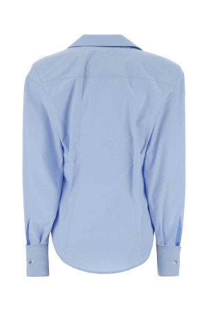 Light blue poplin shirt Black THE ATTICO (260WCH00048CCC052AA)