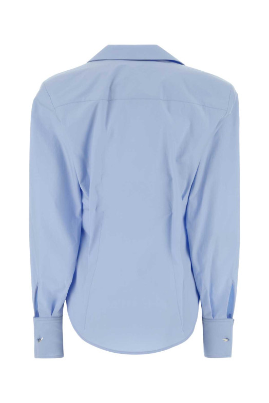 Light blue poplin shirt Black THE ATTICO (260WCH00048CCC052AA)