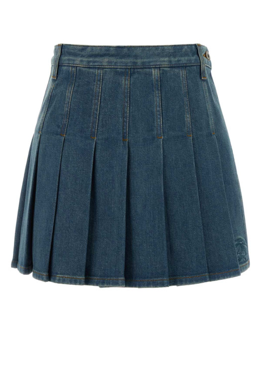 Спідниця зі стрейч-деніму BURBERRY (8120860)