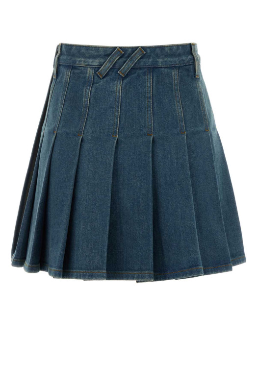 Спідниця зі стрейч-деніму BURBERRY (8120860)