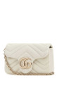White leather mini GG Marmont shoulder bag GUCCI (841290AAFAX)