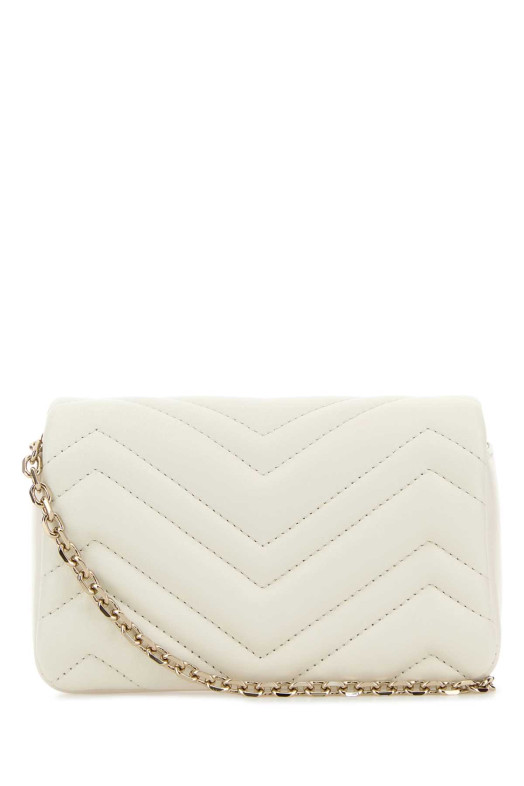White leather mini GG Marmont shoulder bag GUCCI (841290AAFAX)