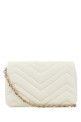 White leather mini GG Marmont shoulder bag GUCCI (841290AAFAX)
