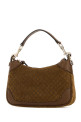Brown suede handbag GUCCI (855252AAEE7)