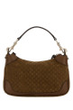 Brown suede handbag GUCCI (855252AAEE7)