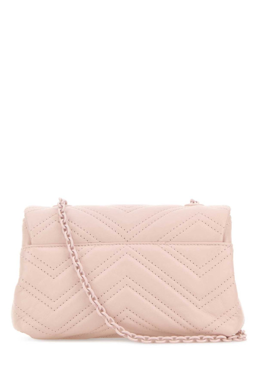Pink nappa leather mini GG Marmont shoulder bag GUCCI (856368AAFS1)