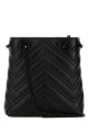 Black leather micro GG Marmont bucket bag Black GUCCI (856404AAFS1)