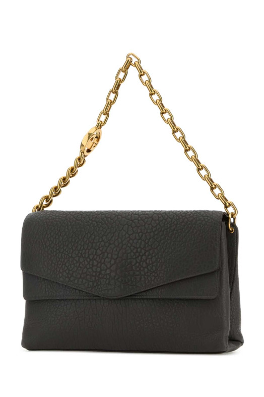 Dark grey leather large shoulder bag GUCCI (857362AAF1J)