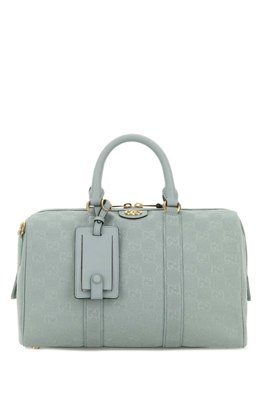Сумка GUCCI Ophidia середнього розміру з пастельно-блакитного полотна (857595AAF09)