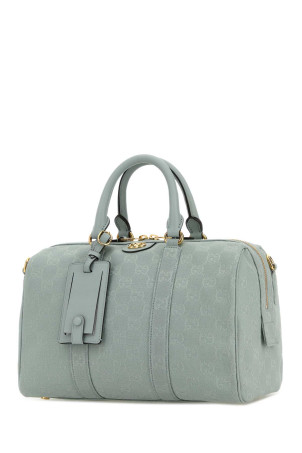 Сумка GUCCI Ophidia середнього розміру з пастельно-блакитного полотна (857595AAF09)