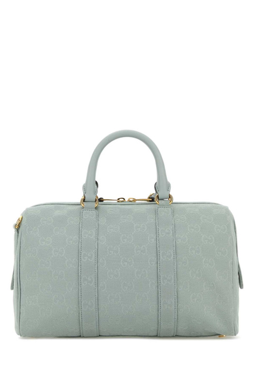 Сумка GUCCI Ophidia середнього розміру з пастельно-блакитного полотна (857595AAF09)
