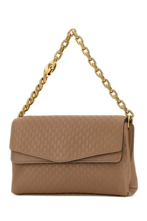 Biscuit leather medium shoulder bag GUCCI (857622AAF1I)