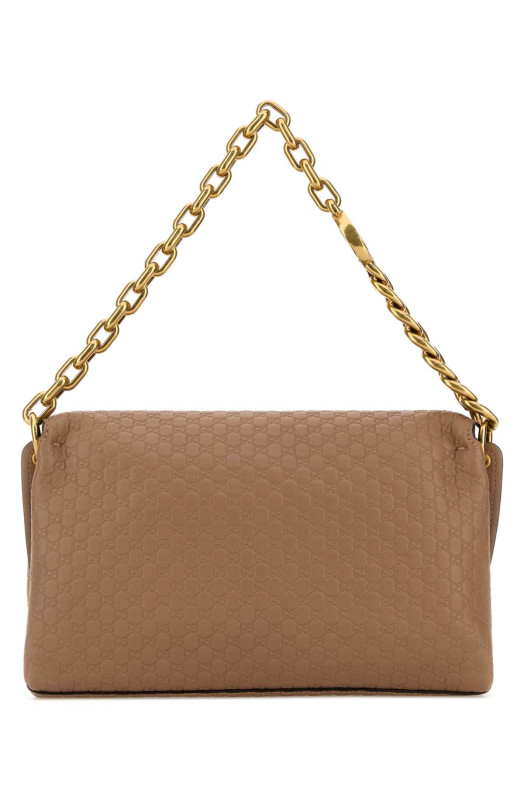 Biscuit leather medium shoulder bag GUCCI (857622AAF1I)