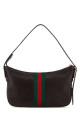 Dark brown leather small Lunetta shoulder bag GUCCI (863406AAGF8)